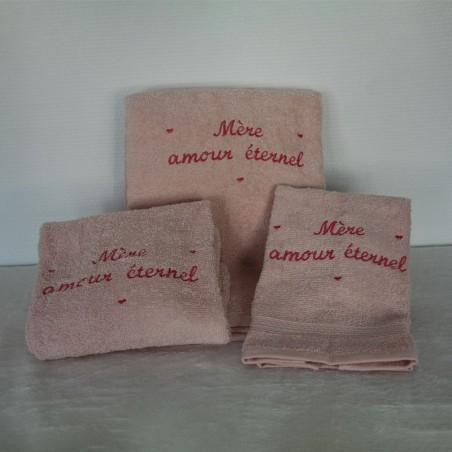 Coffret serviettes personnalisé avec un prénom
