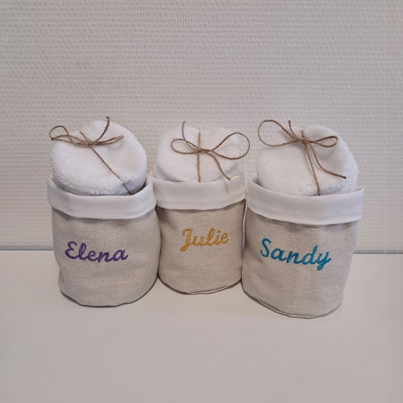 Panier pour cotons démaquillants